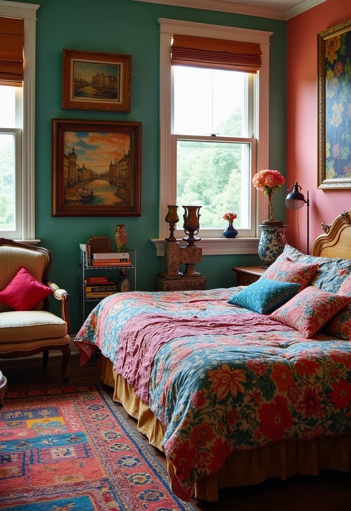 18 Modern Bedroom Designs That'll Make Your Friends Jealous (Check Out #11!) - 11. Eclectic Mix