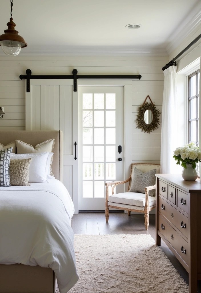 18 Modern Bedroom Designs That'll Make Your Friends Jealous (Check Out #11!) - 18. Farmhouse Charm