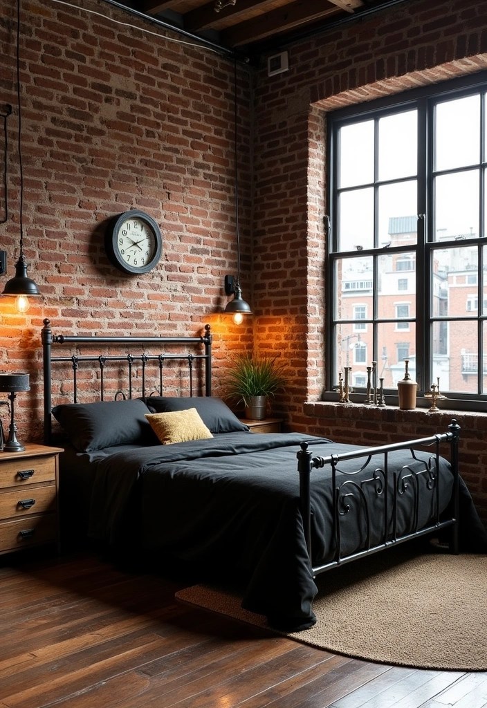 18 Modern Bedroom Designs That'll Make Your Friends Jealous (Check Out #11!) - 2. Industrial Chic