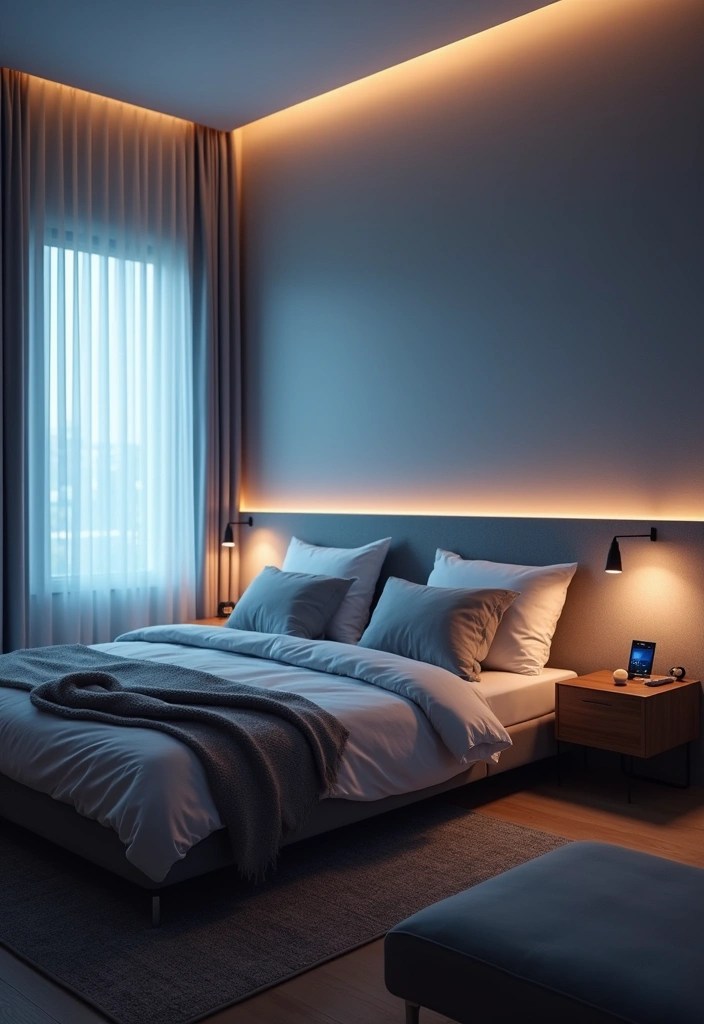 18 Modern Bedroom Designs That'll Make Your Friends Jealous (Check Out #11!) - 7. Smart Tech Integration