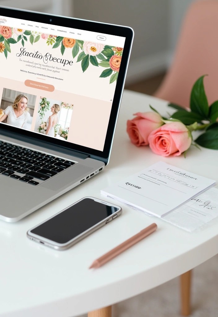 21 Budget Wedding Tips That Will Save You a Fortune (Tip #13 Is Genius!) - 15. Create a Wedding Website