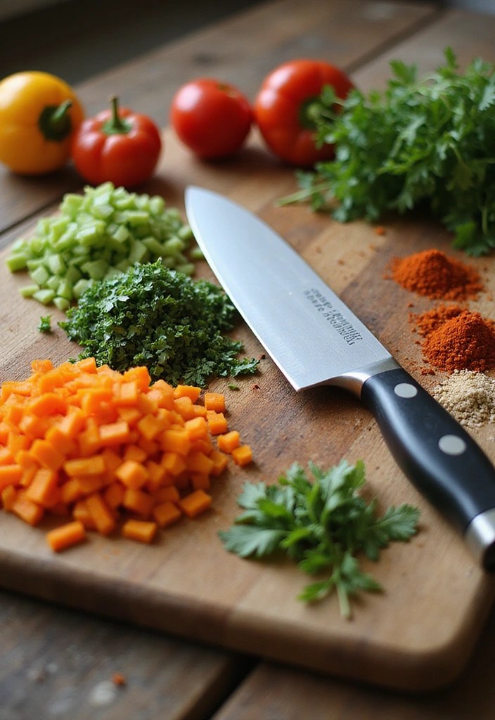 10 Meal Prep Essentials That Make Healthy Eating a Breeze (Especially #4!) - 5. Sharp Chef's Knife