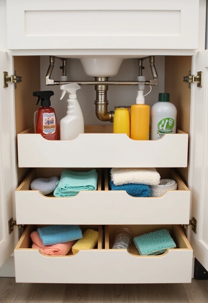 15 Genius Kitchen Storage Ideas That'll Make You Say 'Why Didn't I Think of That?!' - 2. Under-Sink Magic