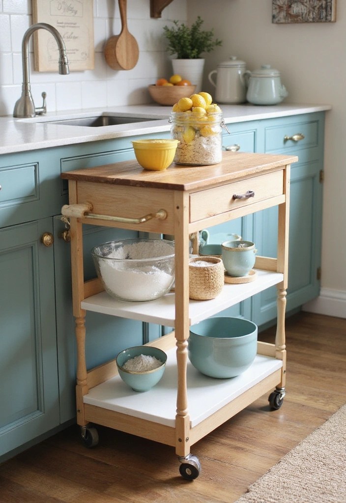 15 Genius Kitchen Storage Ideas That'll Make You Say 'Why Didn't I Think of That?!' - 5. Rolling Carts