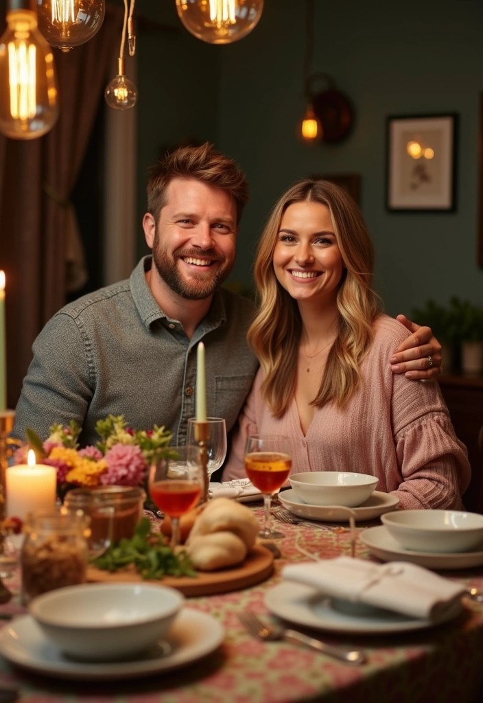 21 Budget-Friendly Date Night Ideas That Won't Break the Bank! - 21. Have a Themed Dinner Night