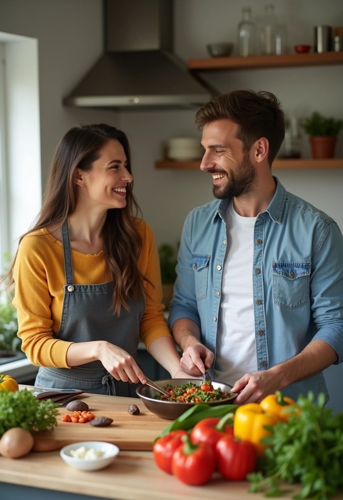 21 Budget-Friendly Date Night Ideas That Won't Break the Bank! - 4. Cooking Class at Home