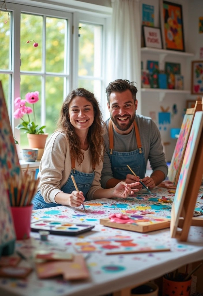 21 Budget-Friendly Date Night Ideas That Won't Break the Bank! - 4. Craft Night