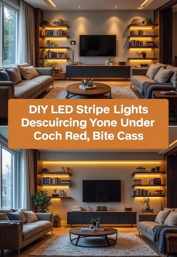 22 DIY Lighting Ideas That'll Create a Cozy Home Atmosphere! - 18. DIY LED Strip Lights