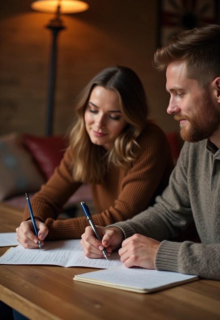 25 Cheap Date Night Ideas That Are Surprisingly Fun and Memorable! - 21. Write Letters to Your Future Selves